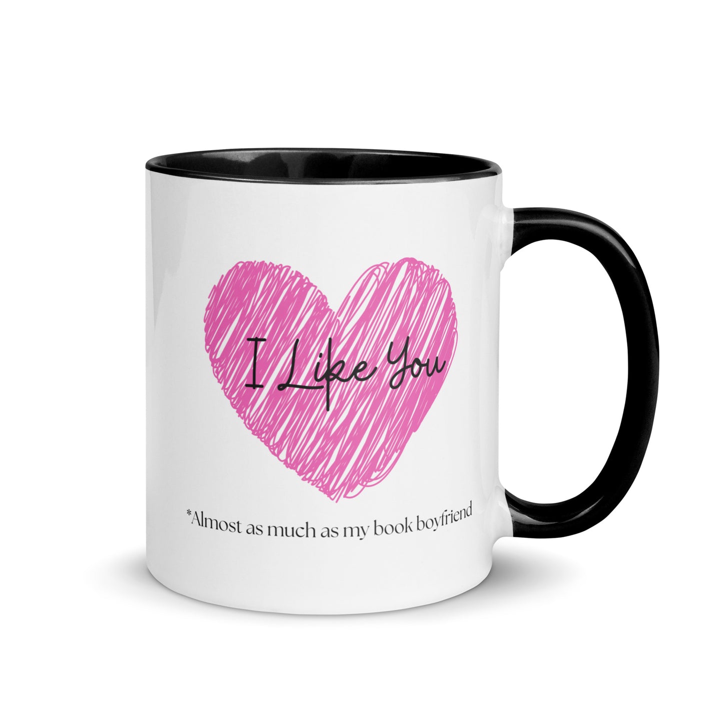 I like you, Mug with Color Inside