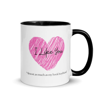 I like you, Mug with Color Inside