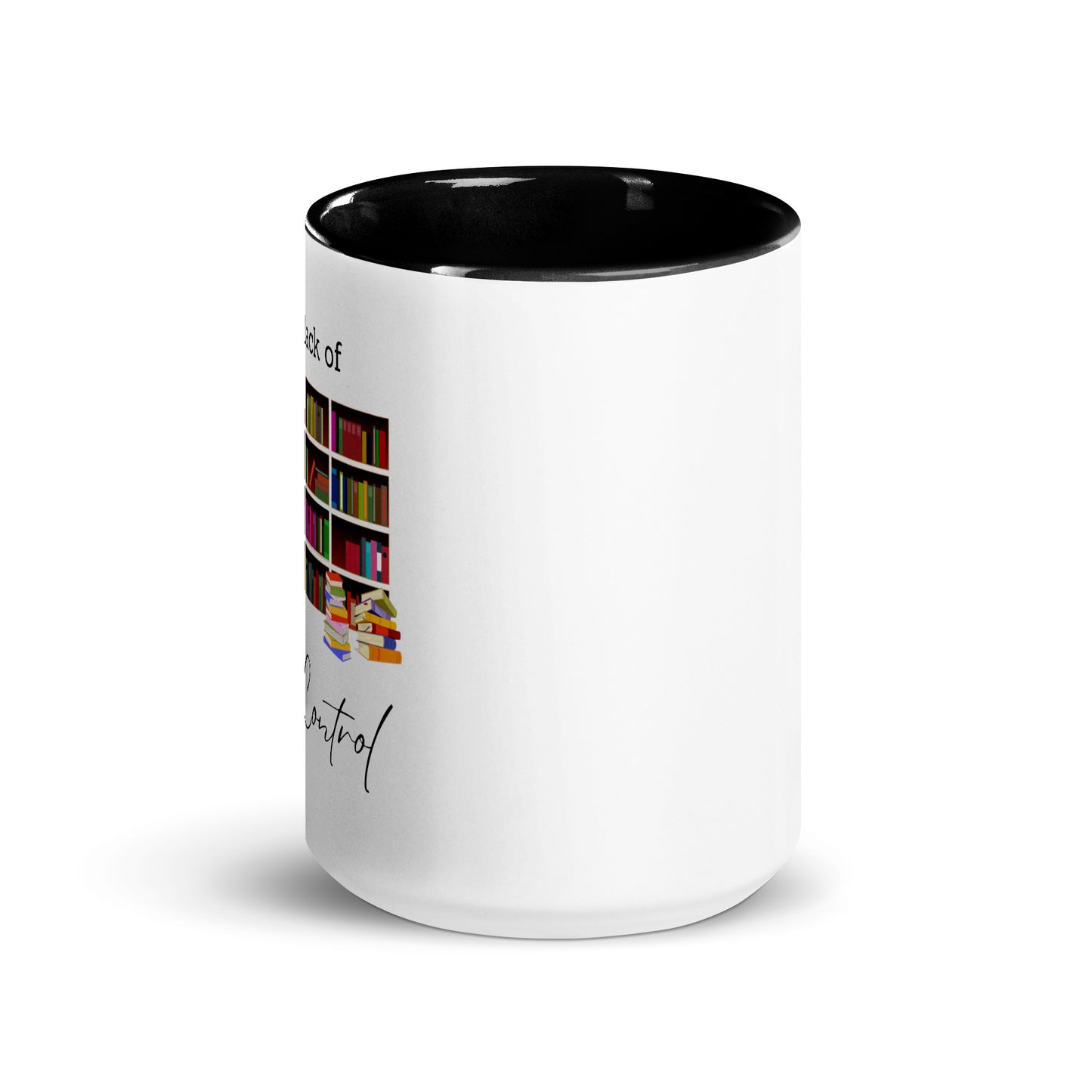 Total lack of shelf control Mug with Color Inside