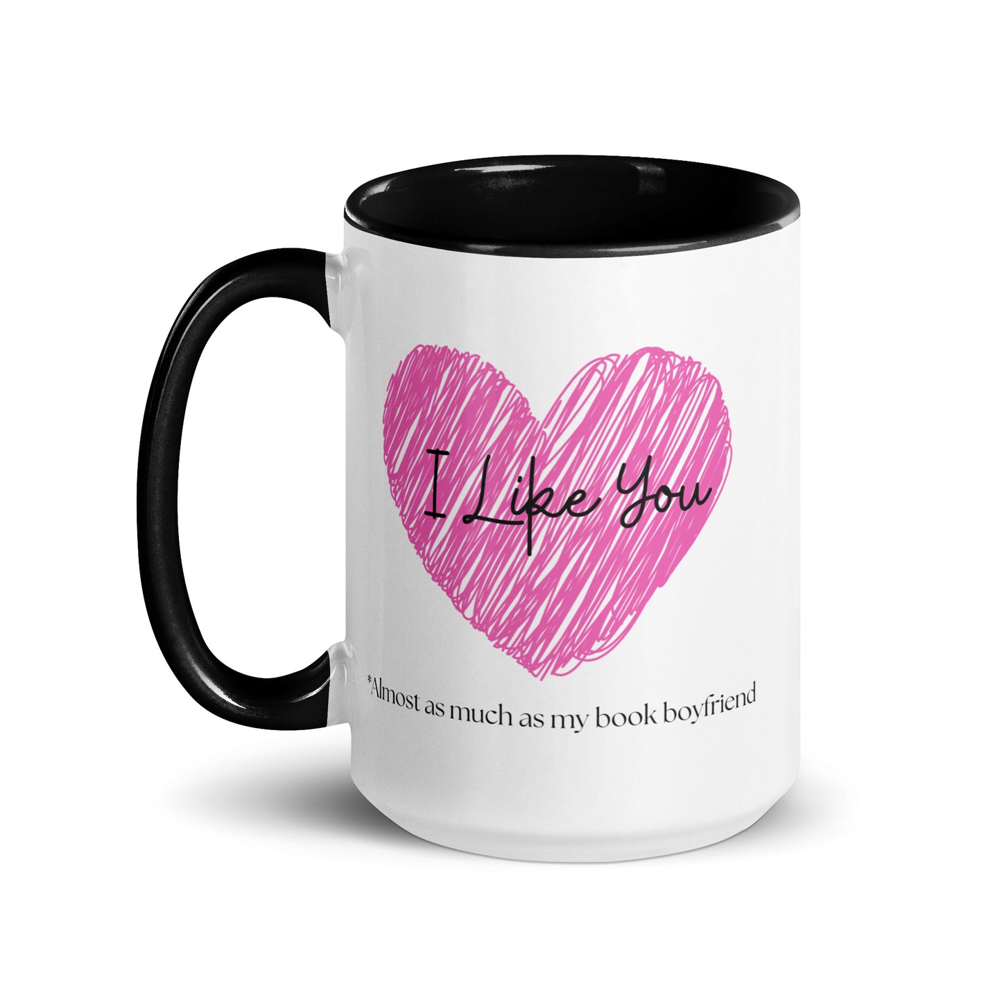 I like you, Mug with Color Inside