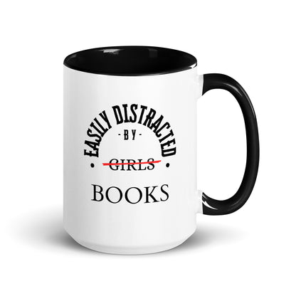 Easily Distracted By Books Mug