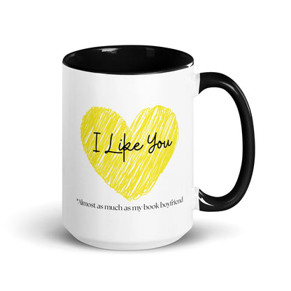 I like you, Mug with Color Inside