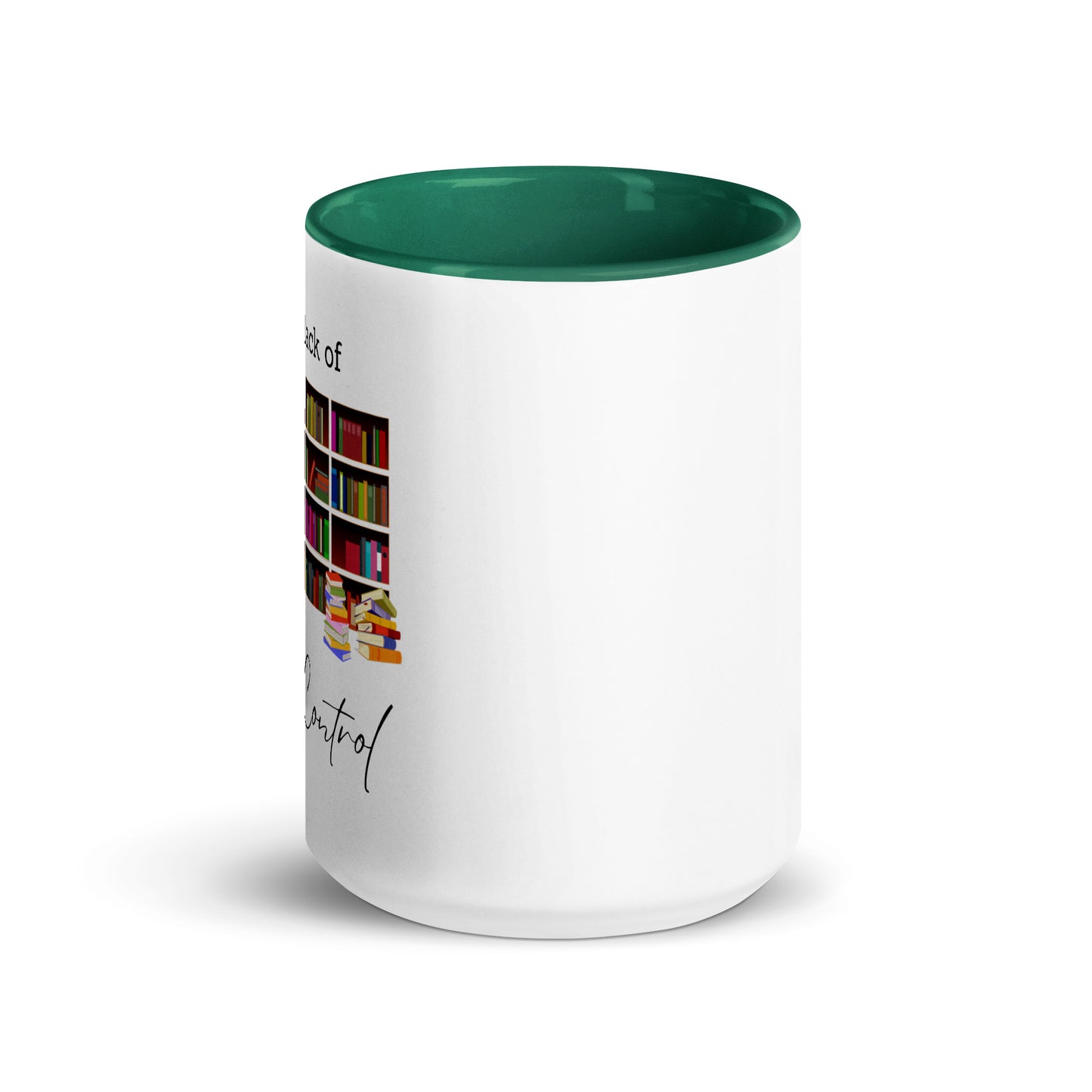 Total lack of shelf control Mug with Color Inside