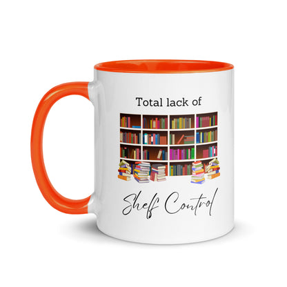 Total lack of shelf control Mug with Color Inside