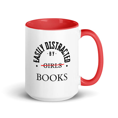 Easily Distracted By Books Mug