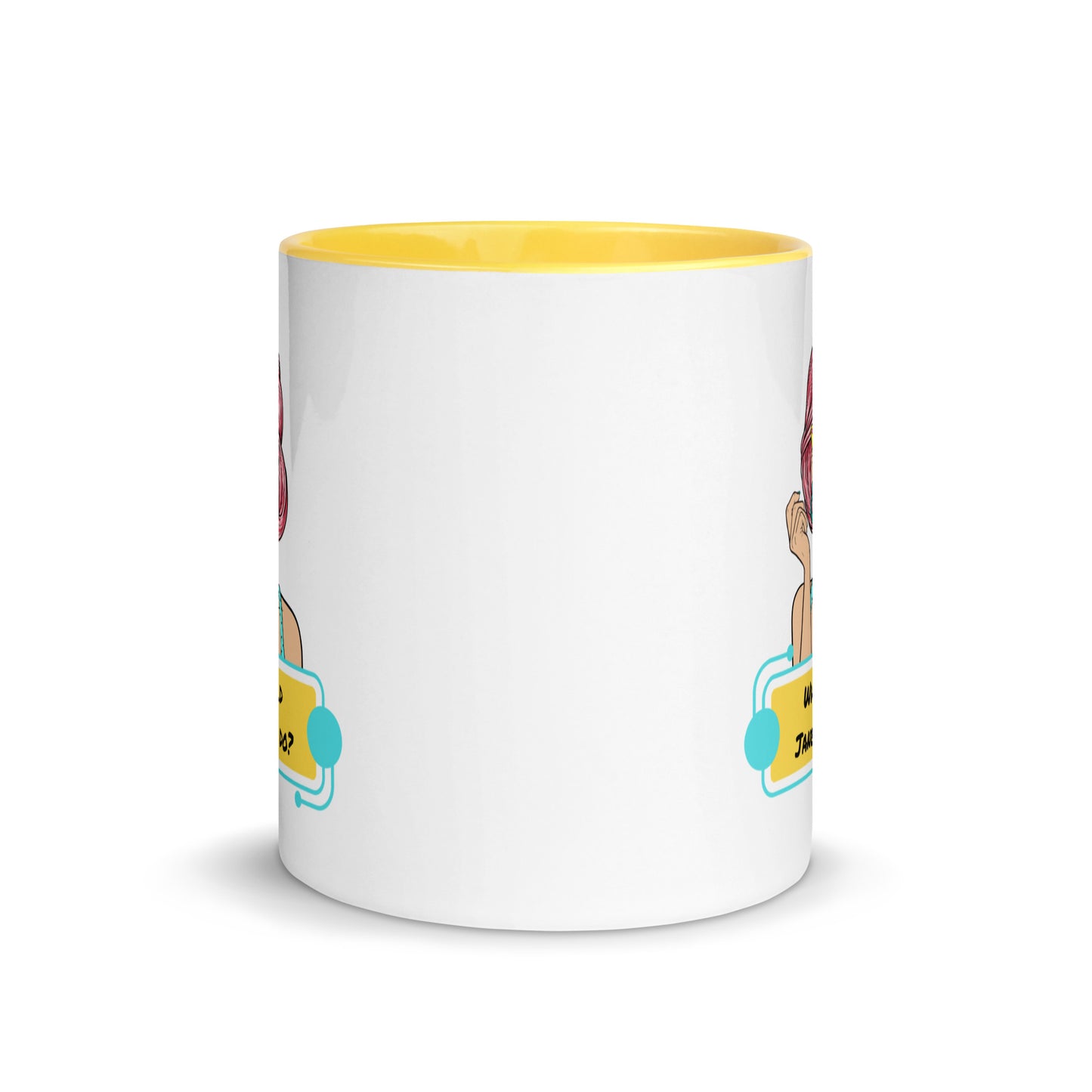 What would Jane Austen do? Mug with Color Inside