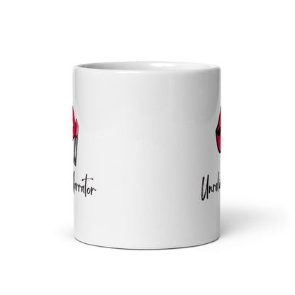 Unreliable Narrator, White glossy mug