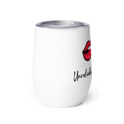 Unreliable Narrator Wine Tumbler