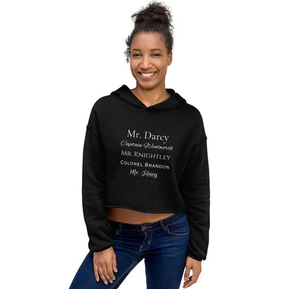 Austen Heroes Cropped Hoodie