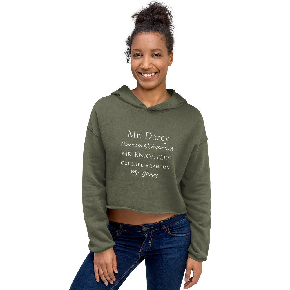 Austen Heroes Cropped Hoodie