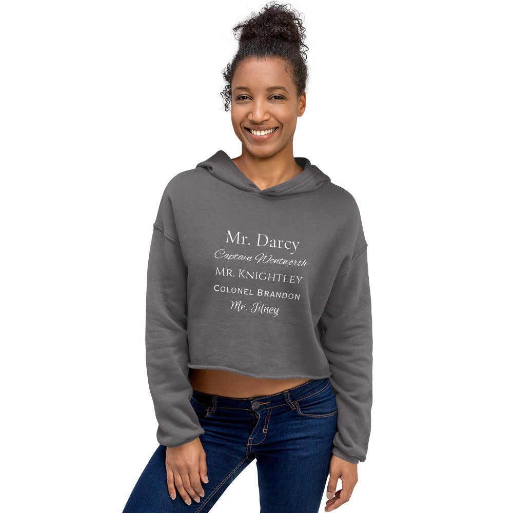 Austen Heroes Cropped Hoodie