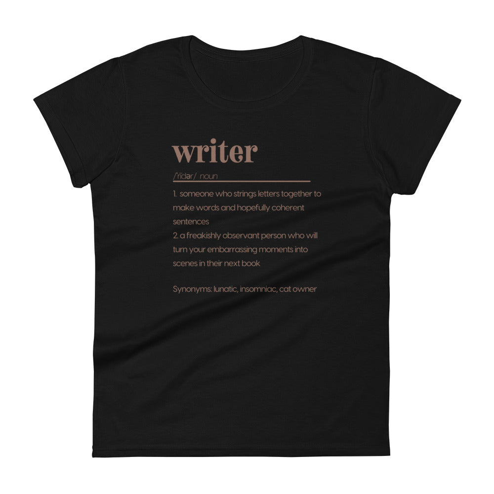Writer Definitions Women's short sleeve t-shirt