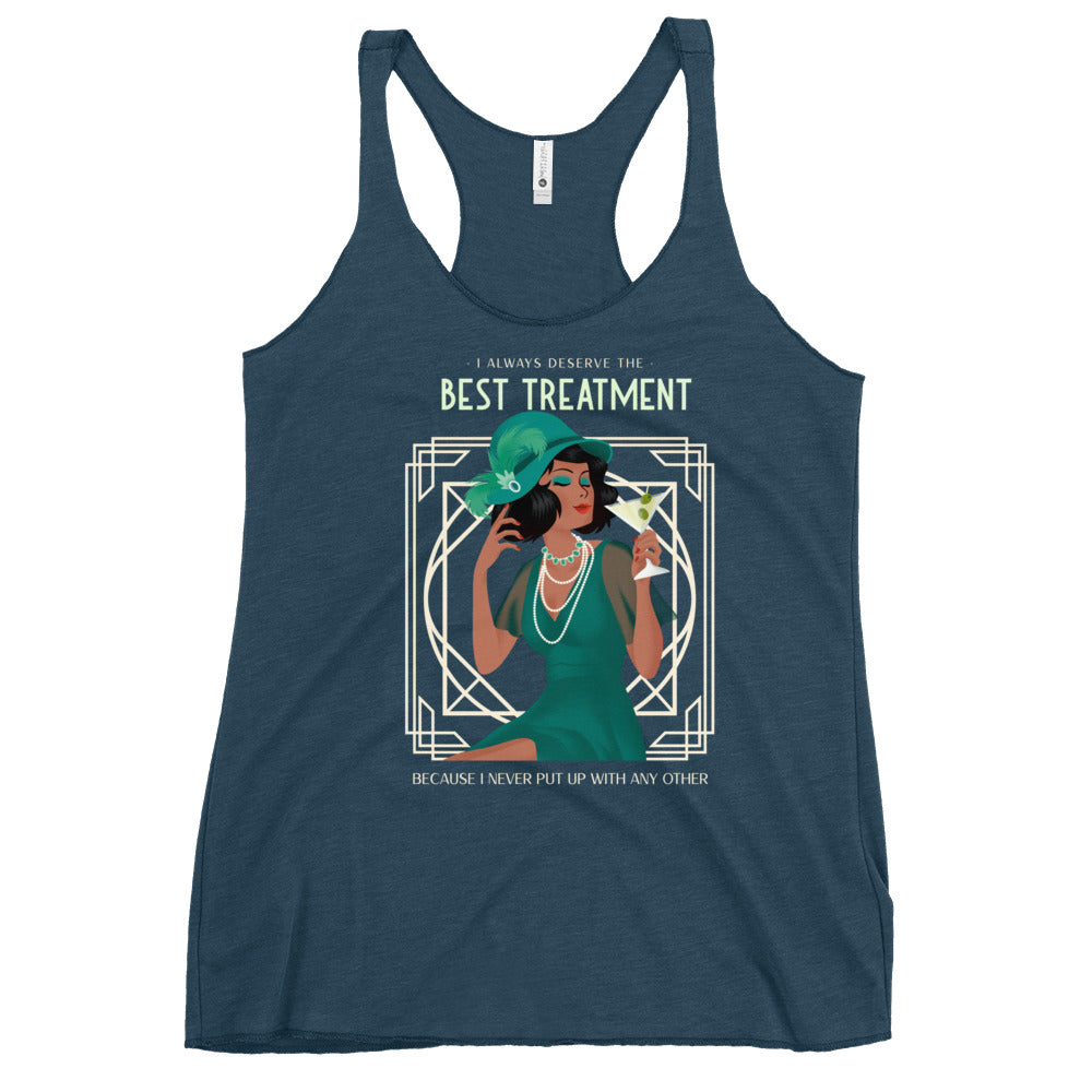 Art Deco - Best Treatment Women's Racerback Tank