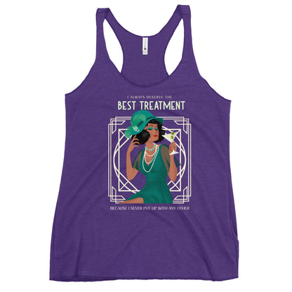 Art Deco - Best Treatment Women's Racerback Tank