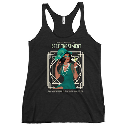 Art Deco - Best Treatment Women's Racerback Tank