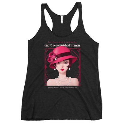 Art Deco - Accomplished Women Women's Racerback Tank