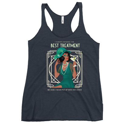 Art Deco - Best Treatment Women's Racerback Tank