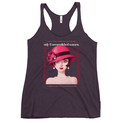 Art Deco - Accomplished Women Women's Racerback Tank