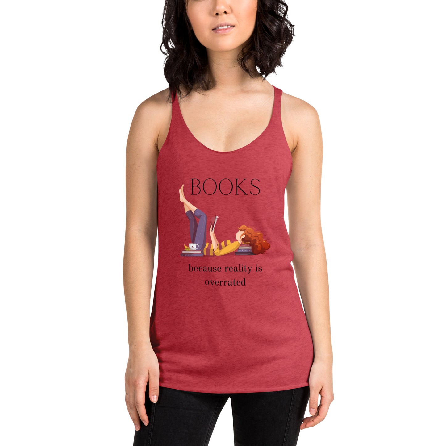 Book Lovers Women's Racerback Tank