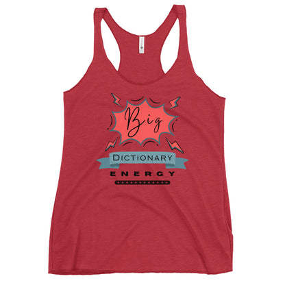 Big Dictionary Women's Racerback Tank